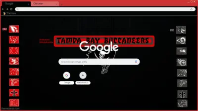 Tampa Bay Buccaneers Black Theme