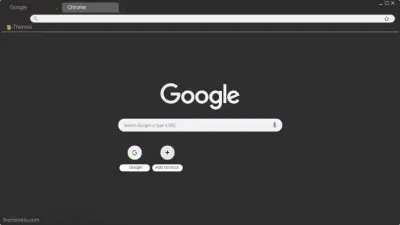 Clean Grey Chrome Theme