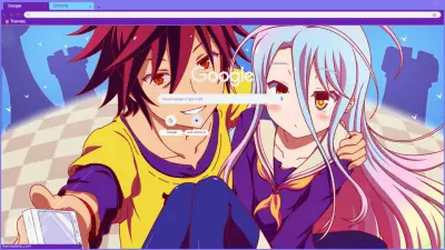 Sora and Shiro - No Game No Life 