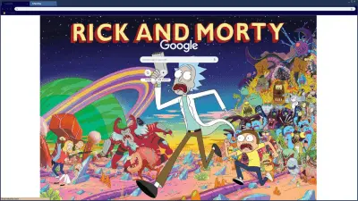 Rick and Morty Running from everyone