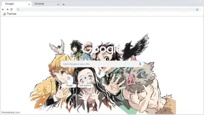 Kimetsu No Yaiba Google theme. 