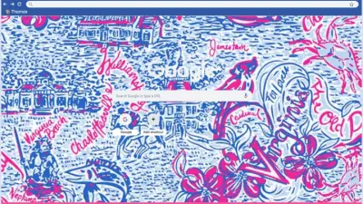 Lilly Pulitzer Virginia Theme