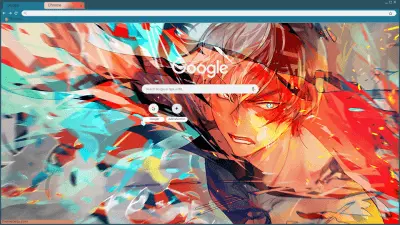 Todoroki - Glass Effect - BNHA