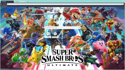 Super Smash Bros. Ultimate Chrome Theme