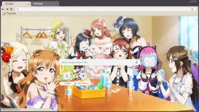 theme crome Love Live! nijigasaki academy school idol club