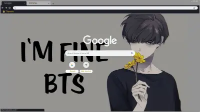 BTS - I'm Fine (anime wallpaper)