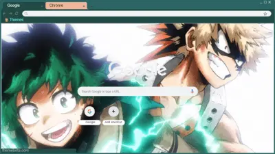 Izuku and Bakugou