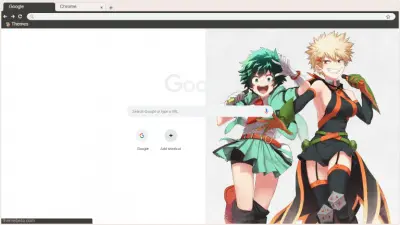 Bakugo and deku as girls