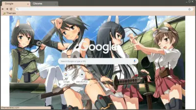 World Witches Series Chrome Theme