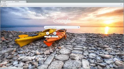 canoes on the beach