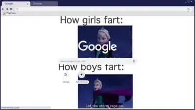 Elsa/Farting Meme