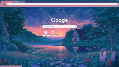 Relaxing landscape theme