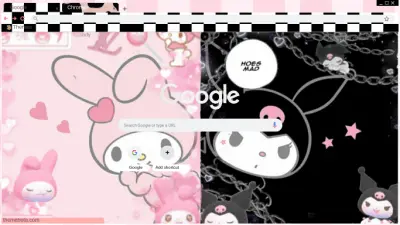 My second attempt at a chrome my melody chrome theme (cause the first one didn't post)