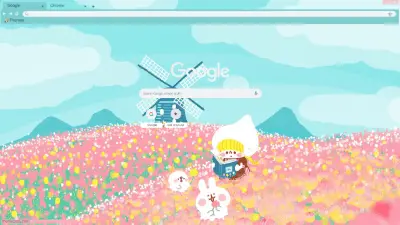 Kanahei Piske and Usagi Tulip Flower Field 