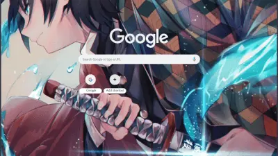 Anime boy google theme