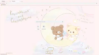 Korilakkuma pink sleepy theme