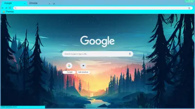 Blue Digital Art Theme