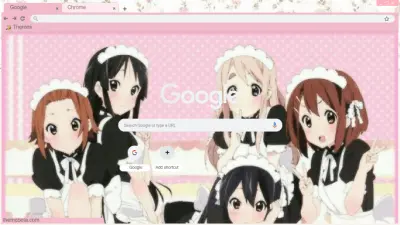 cute pink anime k-on