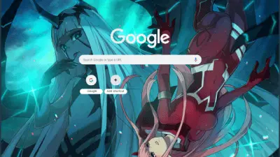 Princess klaxosaur y Zero two - darling in the franxx