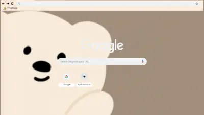 Bear theme for chrome!