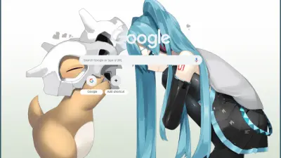 CUBONE Y MIKU - POKEMON, VOCALOID.