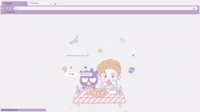 nct x sanrio (taeil x bad badtz-maru)