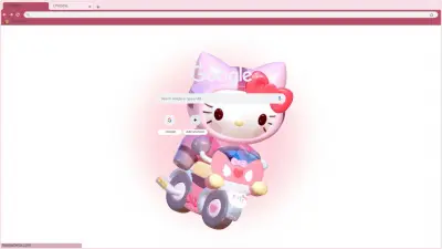 Racing Hello Kitty