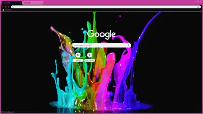 Colourful Splashing Paint HD