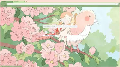 Sakura Birb & Strawberry Girl