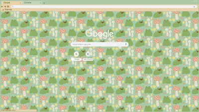 Cute Froggy and Mushroom pattern