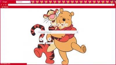 Pooh Bear & Tigger Heart