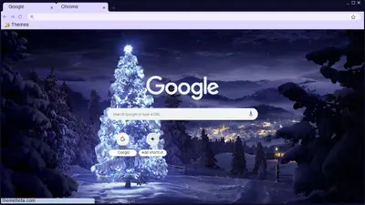 Christmas Blue Dreamy Theme