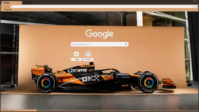 lando norris Chrome Car MCLAREN MCL36 Track car