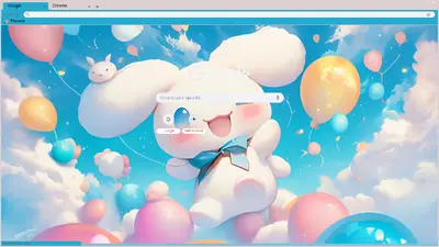 Cinnamoroll in sky