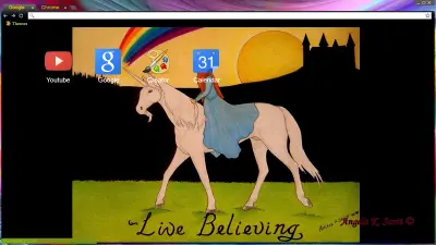 Live Believing (unicorn & maiden)