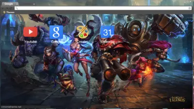 League of Legends Chrome Theme