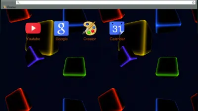 colorful cubes theme