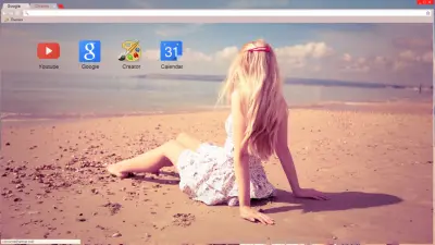 Blonde Girl Beach