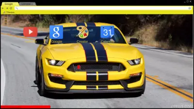 Ford Mustang GT350R chrome theme